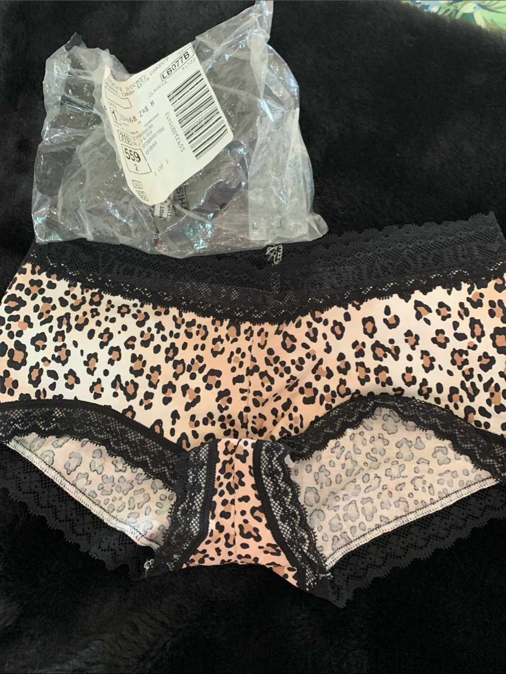 Victoria's Secret Leopard in Black & Tan
